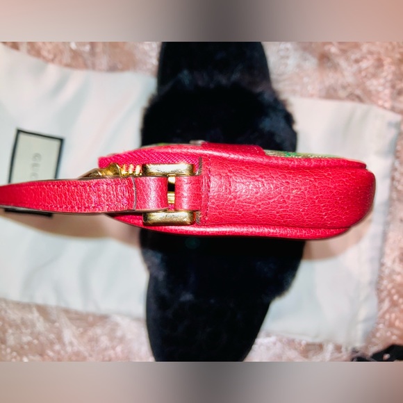 Gucci GG Ophidia Flora Wristlet - Picture 9 of 11